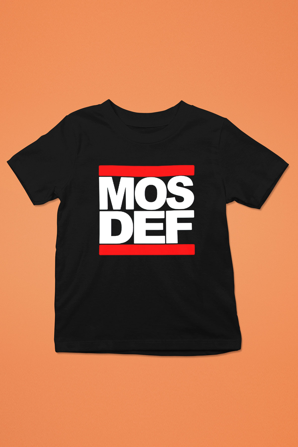 Mos Def Siyah Unisex Çocuk Tişört