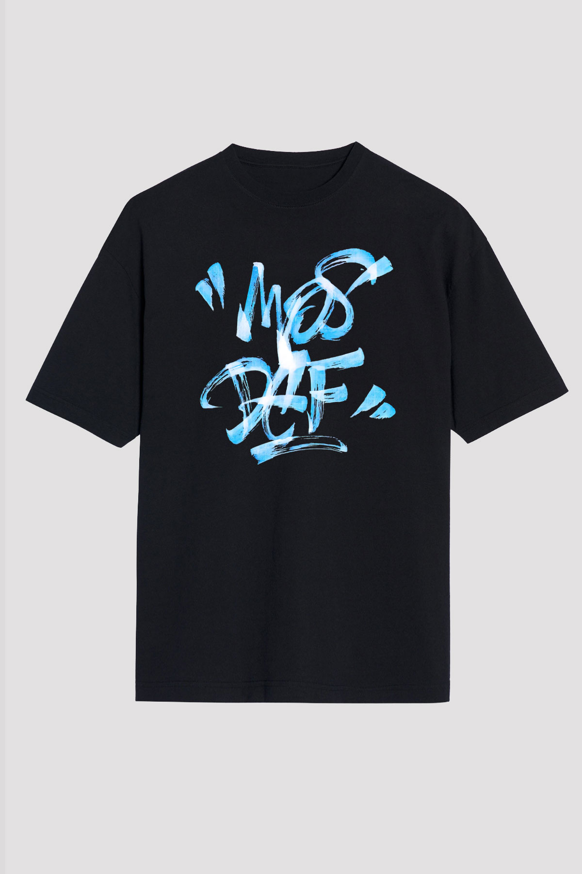 Mos Def Siyah Unisex Oversize Tişört T-Shirt