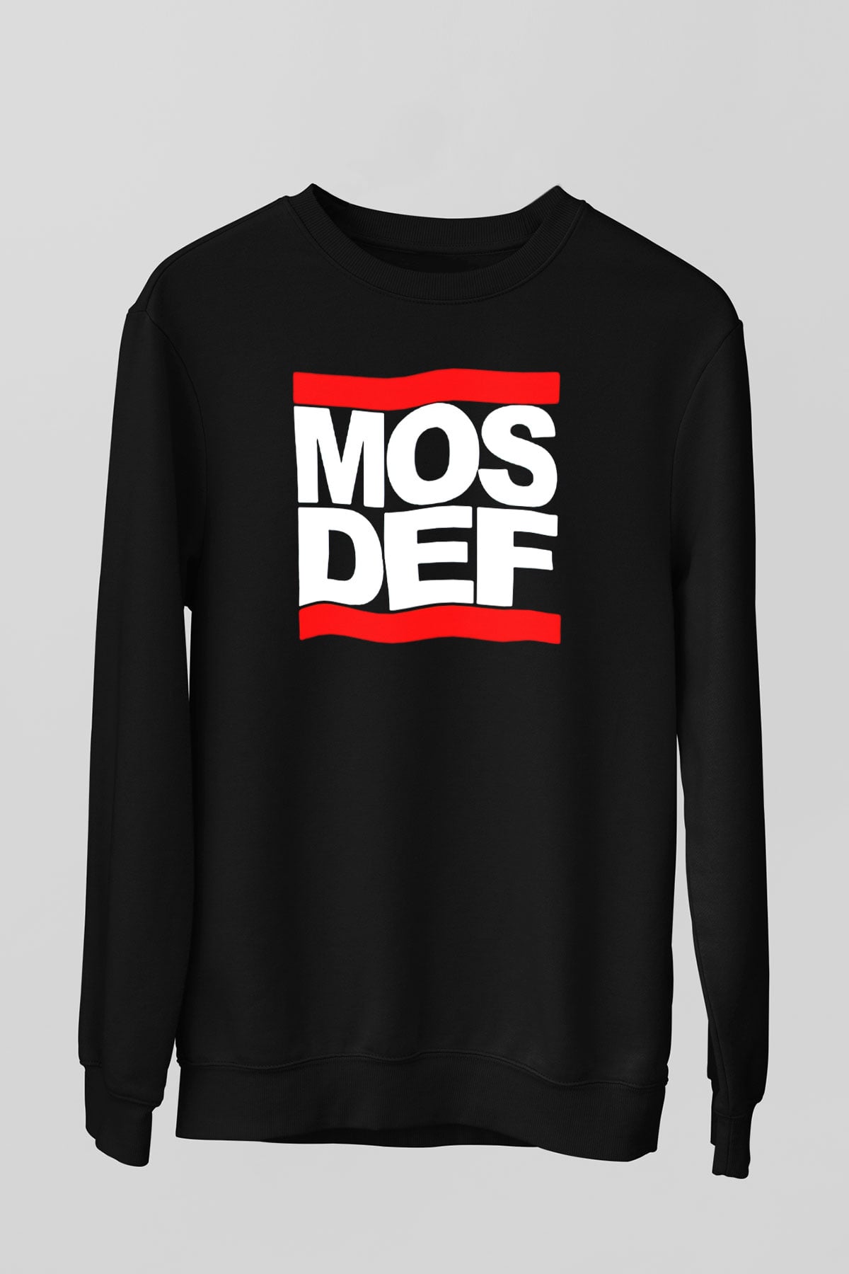 Mos Def Siyah Unisex Sweatshirt