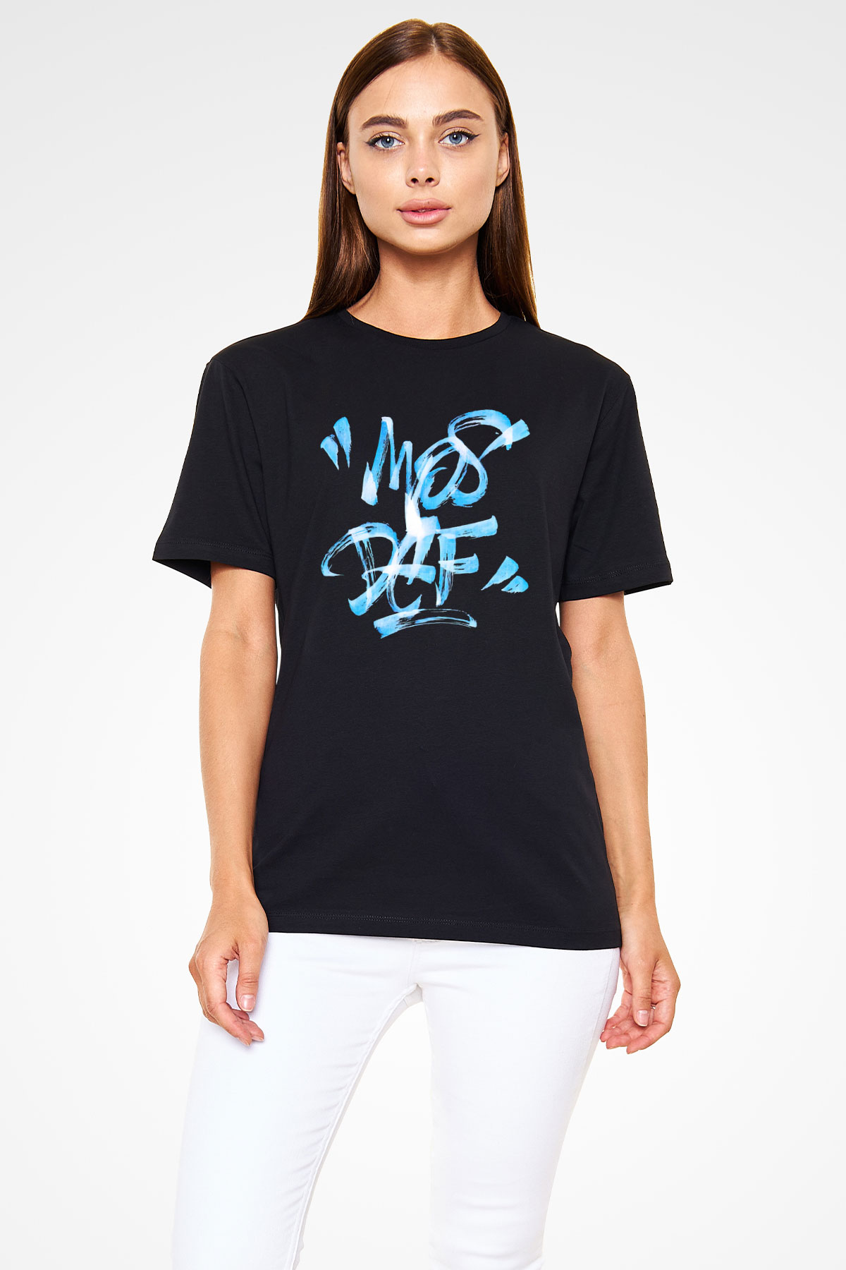 Mos Def Siyah Unisex Tişört T-Shirt - TişörtFabrikası