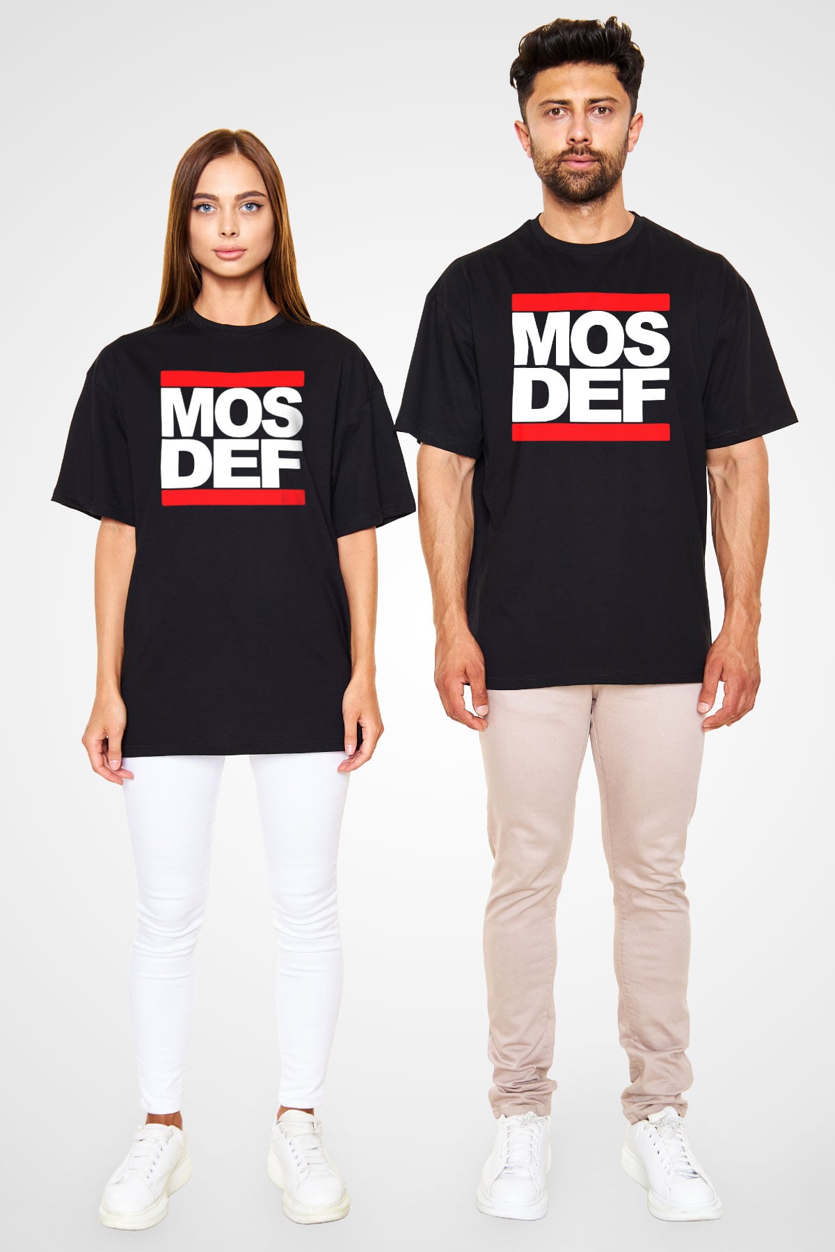 Mos Def Siyah Unisex Tişört T-Shirt - TişörtFabrikası