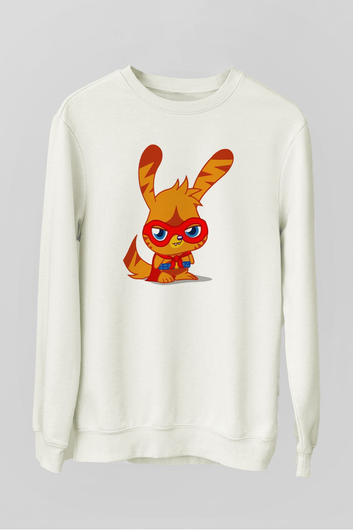 Moshi Monsters Beyaz Unisex Sweatshirt