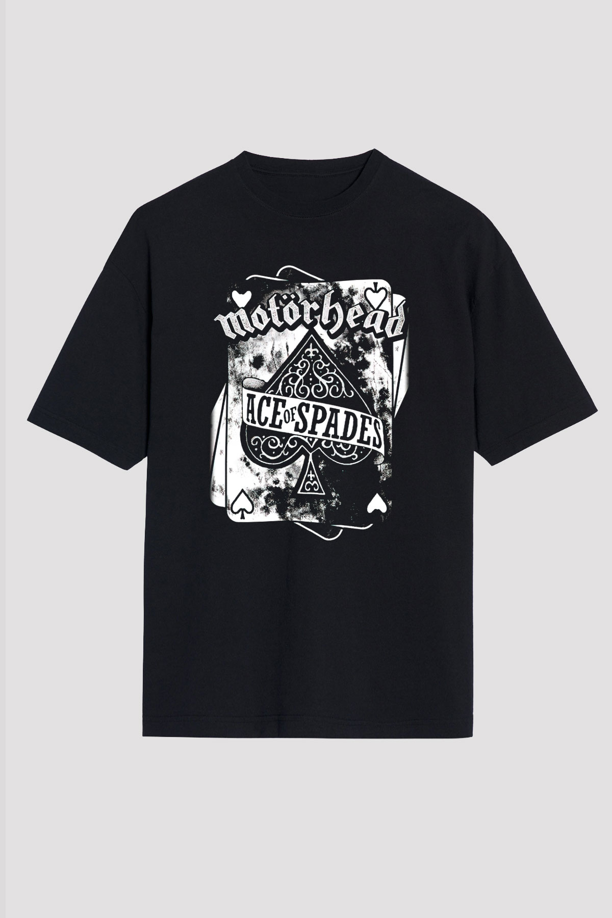 Motörhead Ace Of Spades Siyah Unisex Oversize Tişört T-Shirt