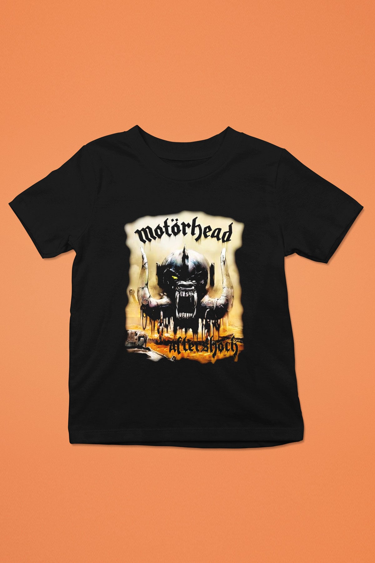 Motörhead After Shock Baskılı Siyah Unisex Çocuk Tişört