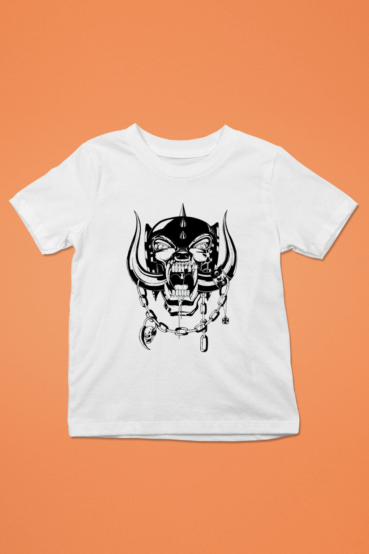 Motörhead Baskılı Beyaz Unisex Çocuk Tişört