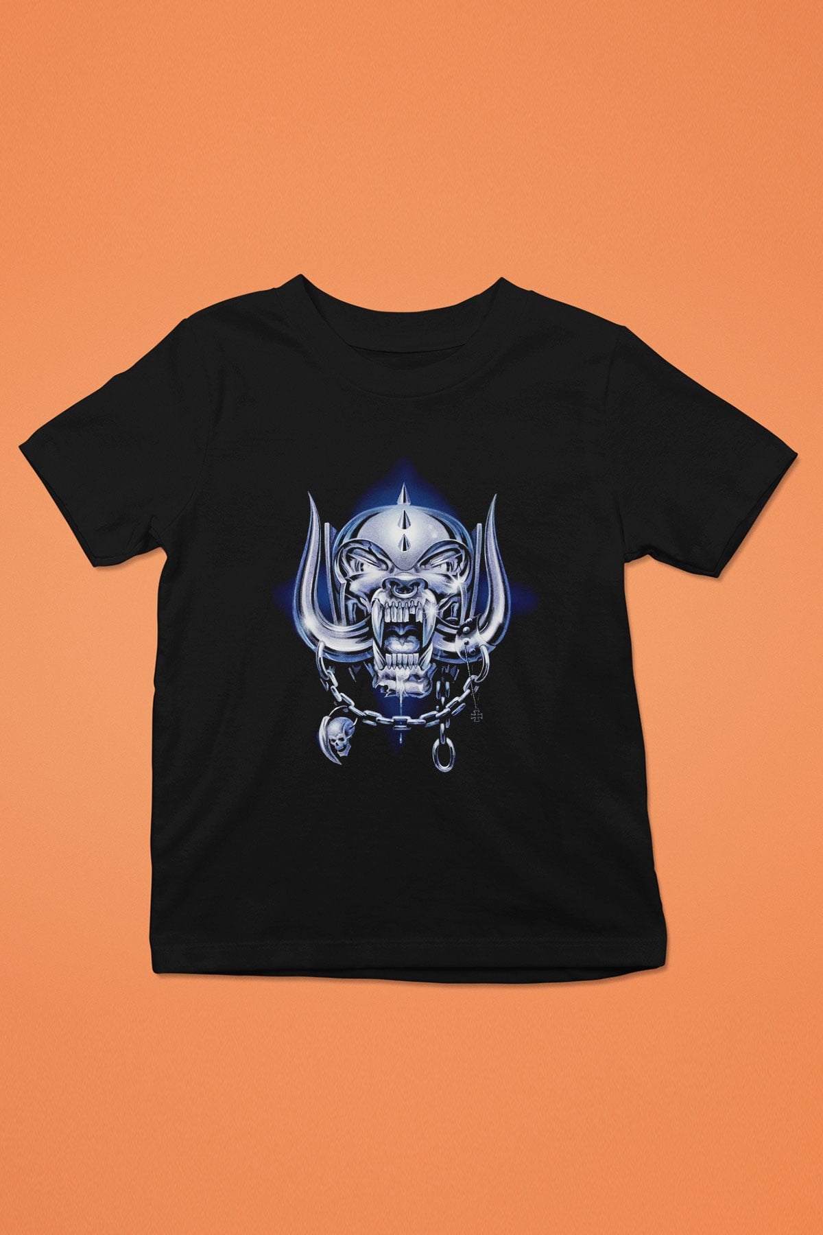 Motörhead Baskılı Siyah Unisex Çocuk Tişört