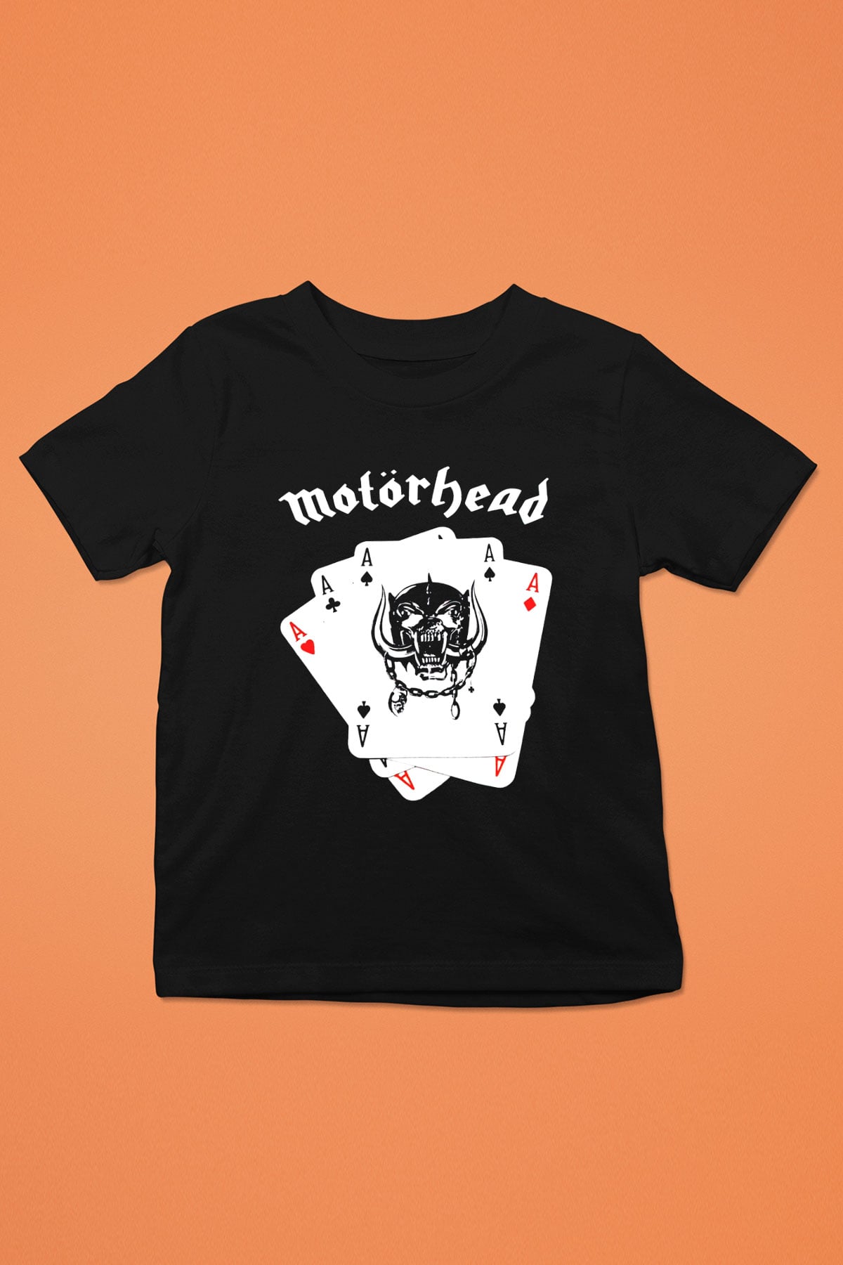 Motörhead Baskılı Siyah Unisex Çocuk Tişört