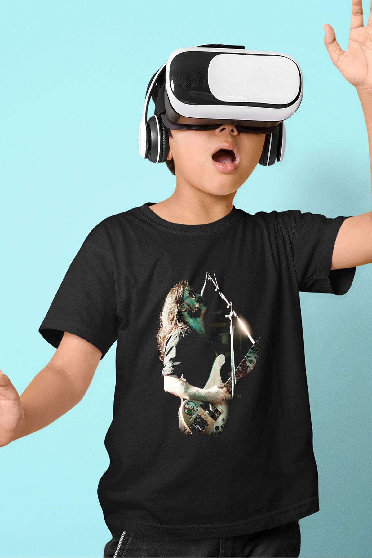 Motörhead Baskılı Siyah Unisex Çocuk Tişört