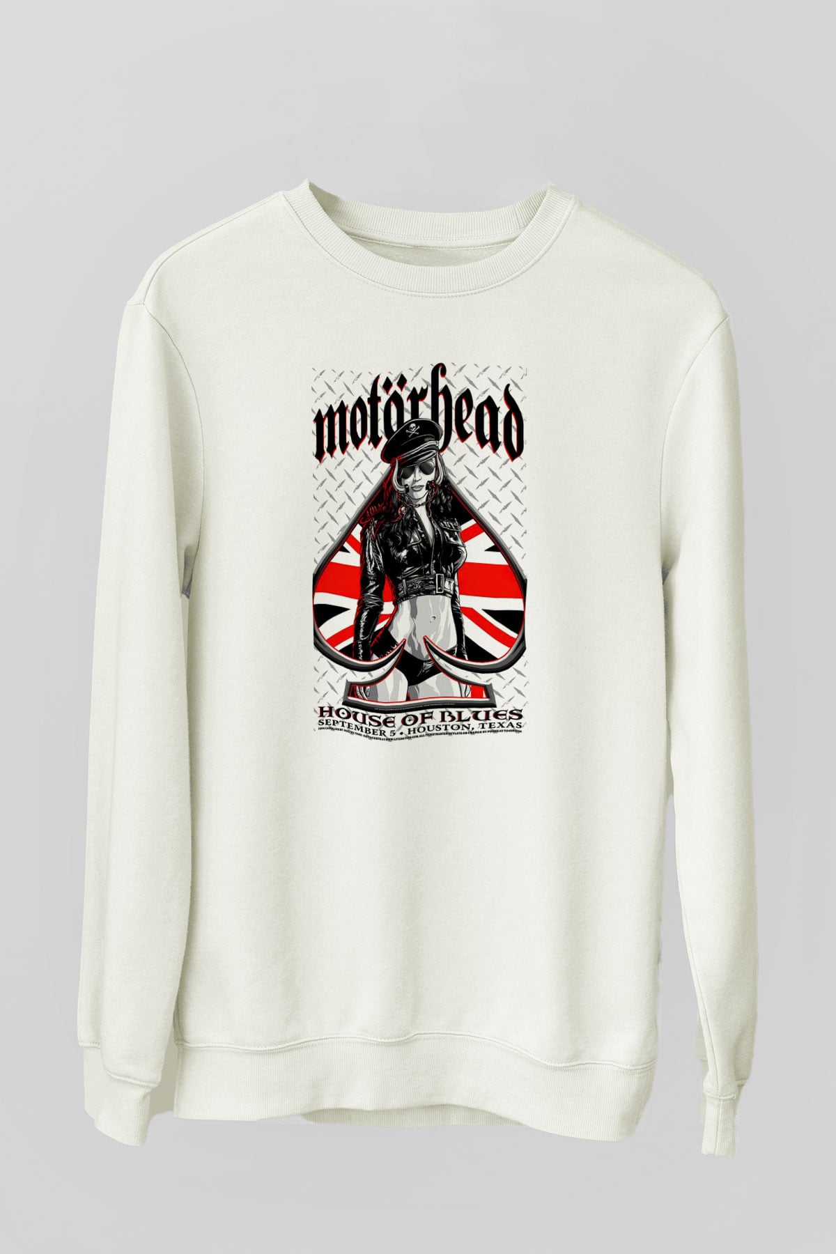 Motörhead Beyaz Unisex Sweatshirt