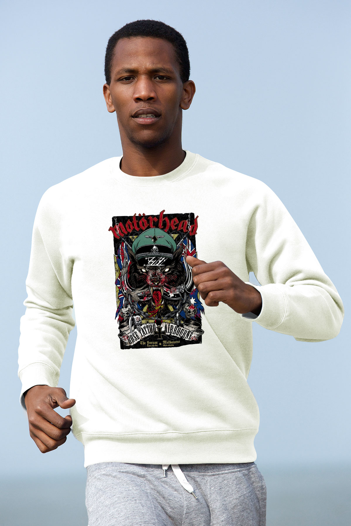 Motörhead Beyaz Unisex Sweatshirt