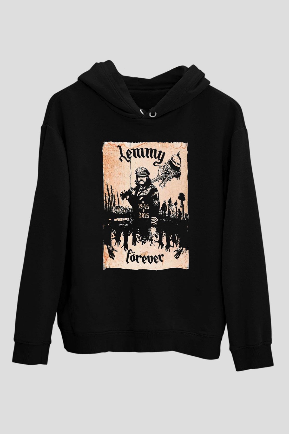 Motörhead Forever Siyah Unisex Hoodie