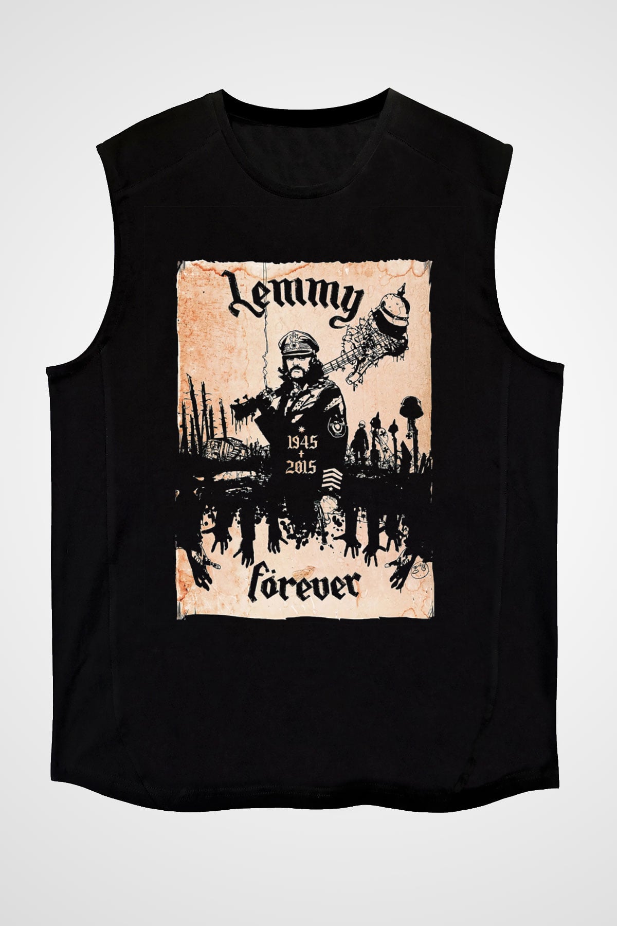 Motörhead Forever Siyah Unisex Kolsuz Tişört