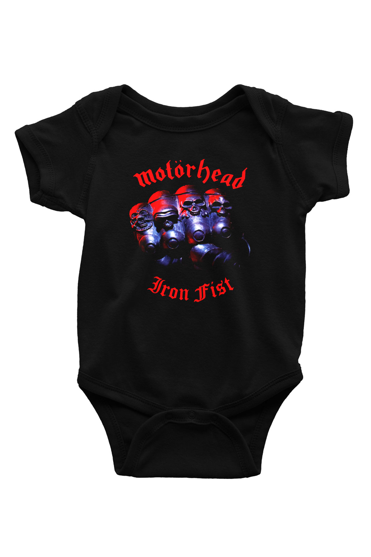 Motörhead Iron First Baskılı Siyah Bebek Body - Zıbın
