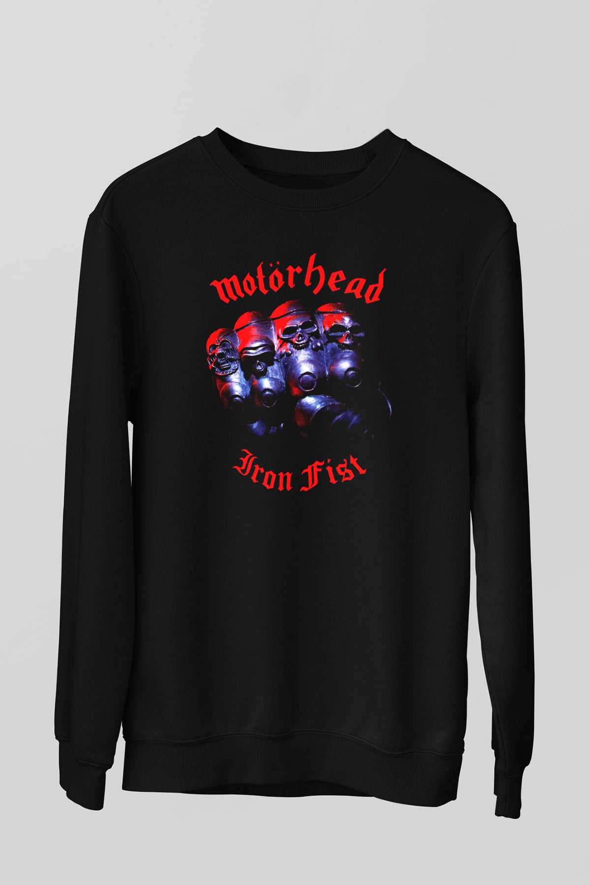 Motörhead Iron First Siyah Unisex Sweatshirt