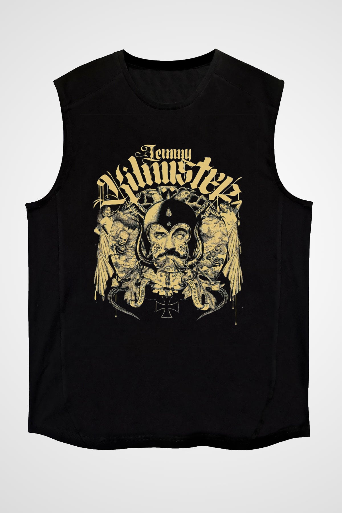 Motörhead Lemmy Kilmister Siyah Unisex Kolsuz Tişört