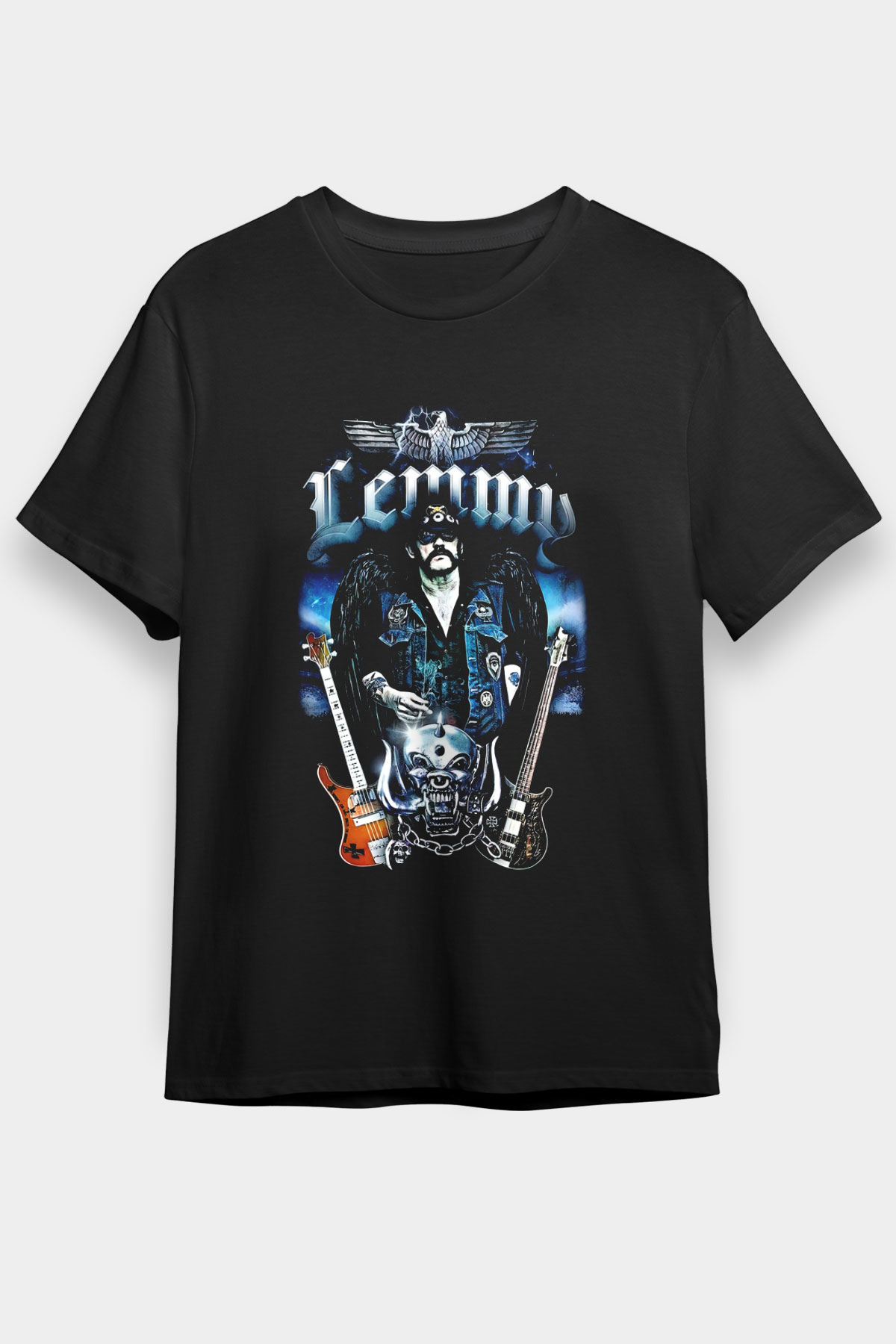 Motörhead Lemmy Siyah Unisex Tişört T-Shirt - TişörtFabrikası