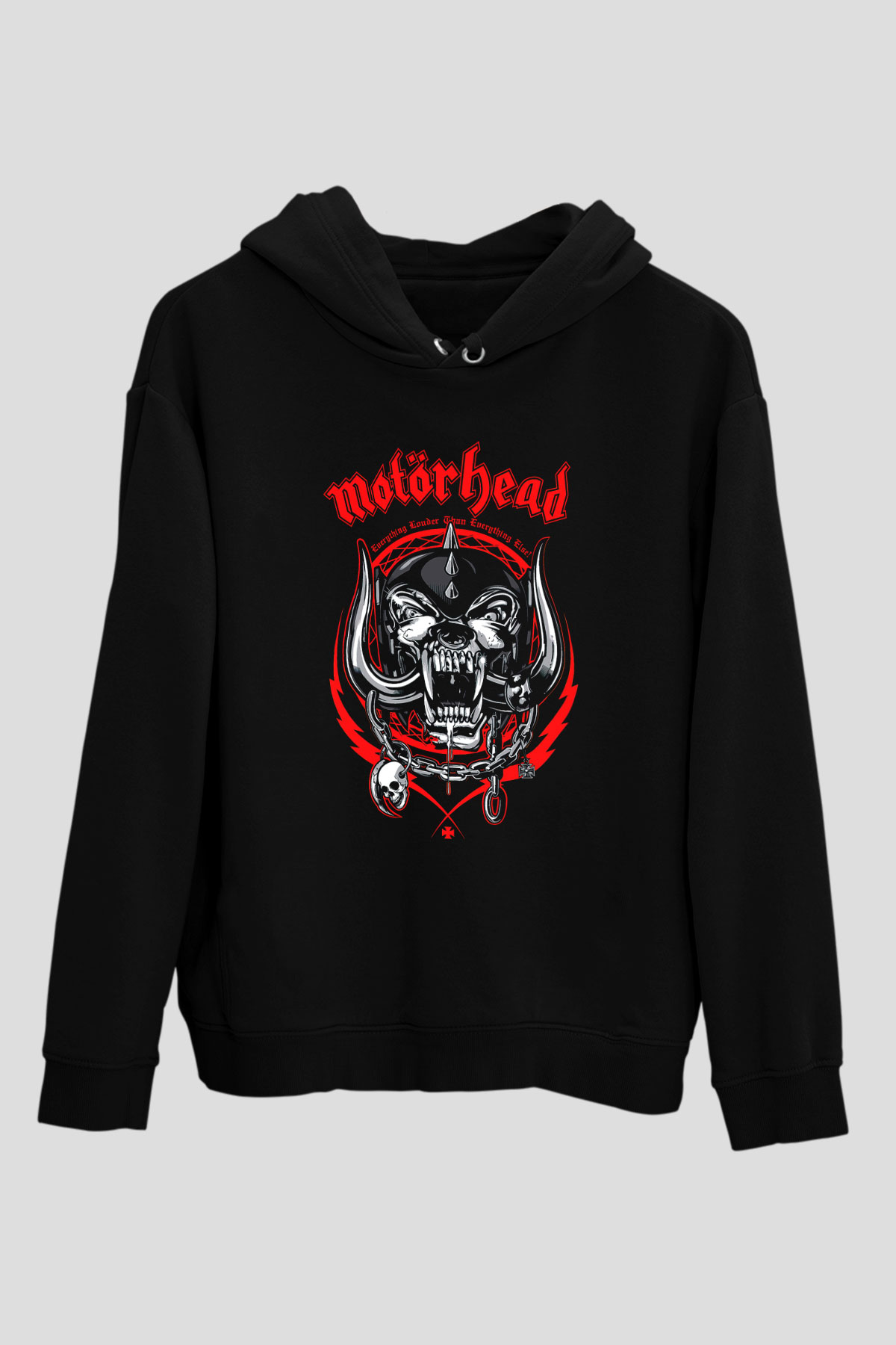 Motörhead Siyah Unisex Hoodie