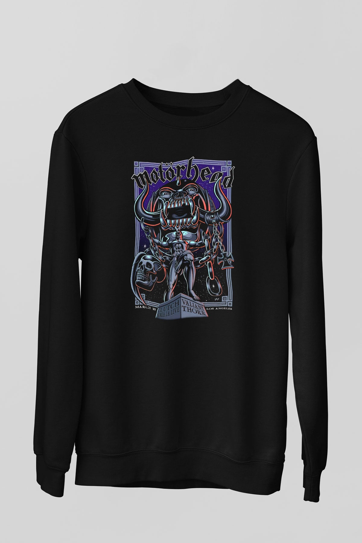 Motörhead Siyah Unisex Sweatshirt