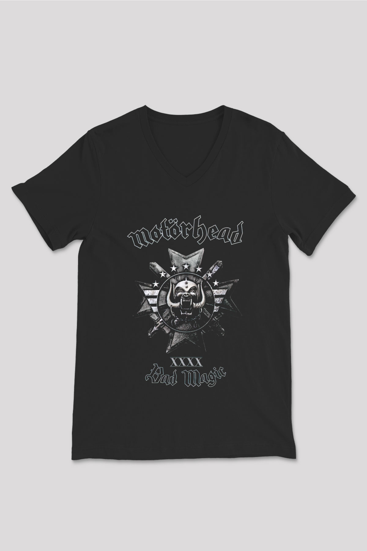 Motörhead Siyah Unisex V Yaka Tişört