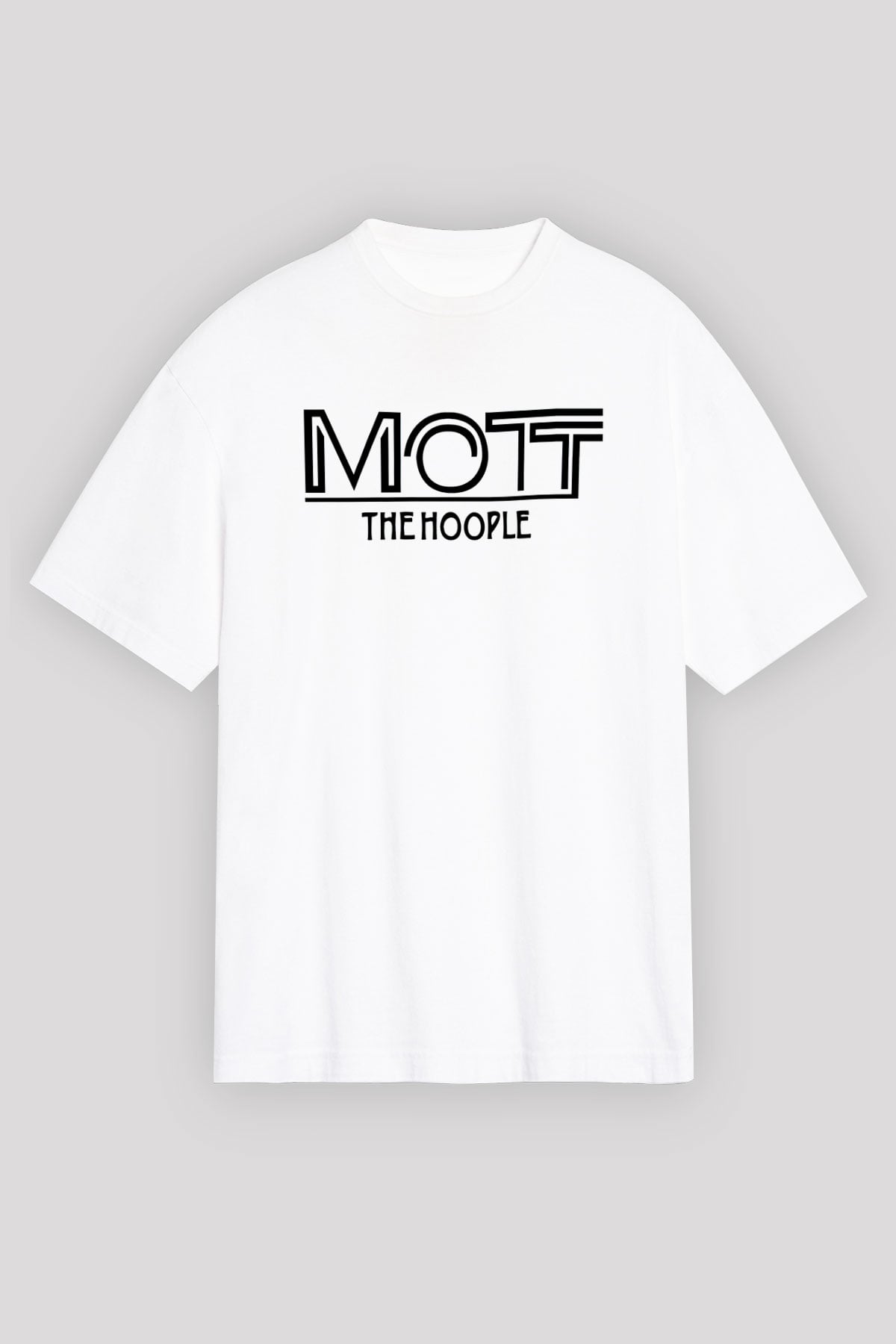 Mott the Hoople Beyaz Unisex Oversize Tişört T-Shirt