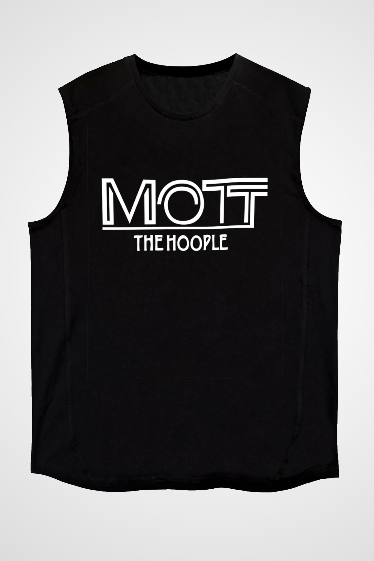 Mott the Hoople Siyah Unisex Kolsuz Tişört