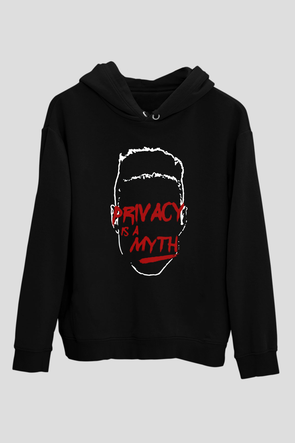 Mr. Robot Siyah Unisex Hoodie