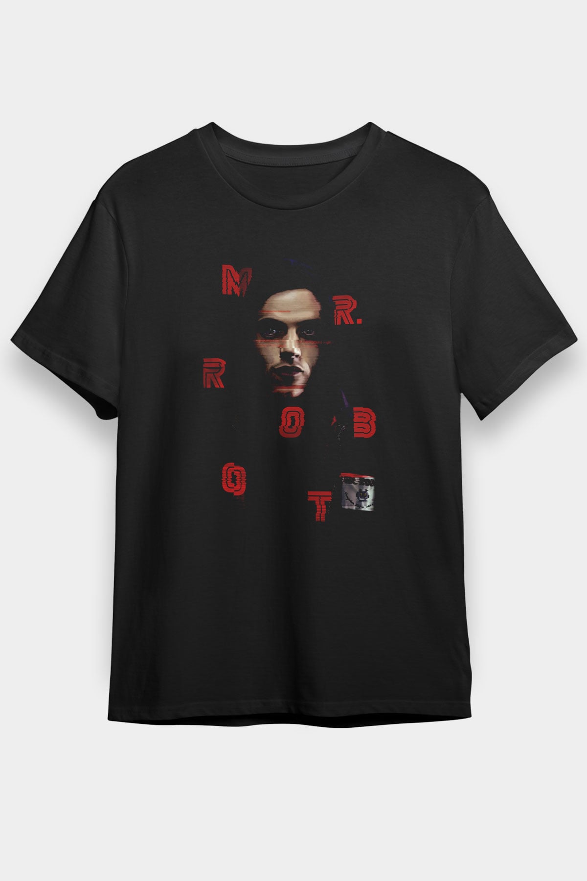 Mr. Robot Siyah Unisex Tişört T-Shirt