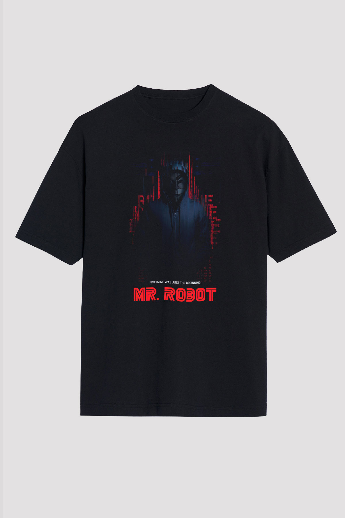 Mr. Robot Siyah Unisex Tişört T-Shirt