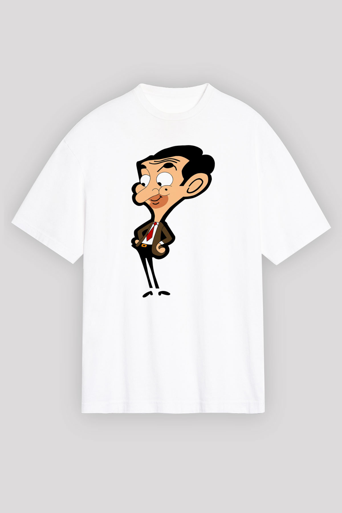 Mr.Bean Beyaz Unisex Tişört