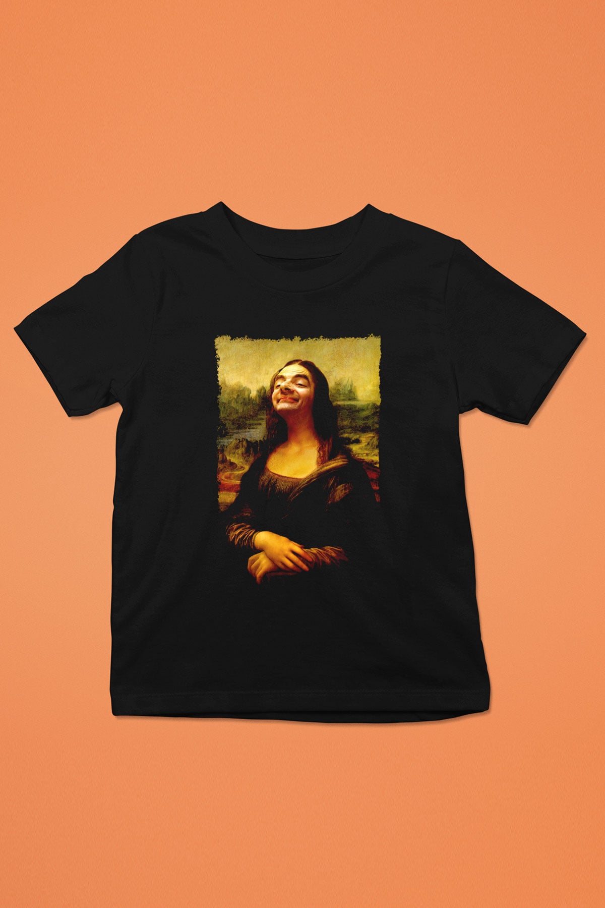 Mr.Bean Siyah Unisex  Çocuk Tişört