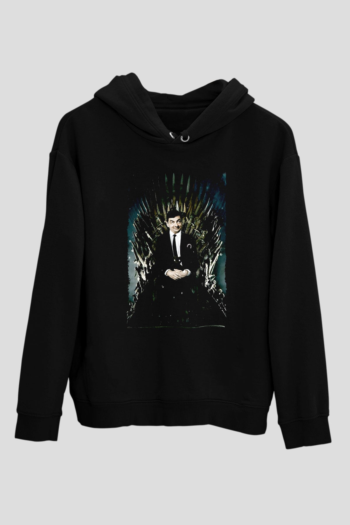 Mr.Bean Siyah Unisex Hoodie