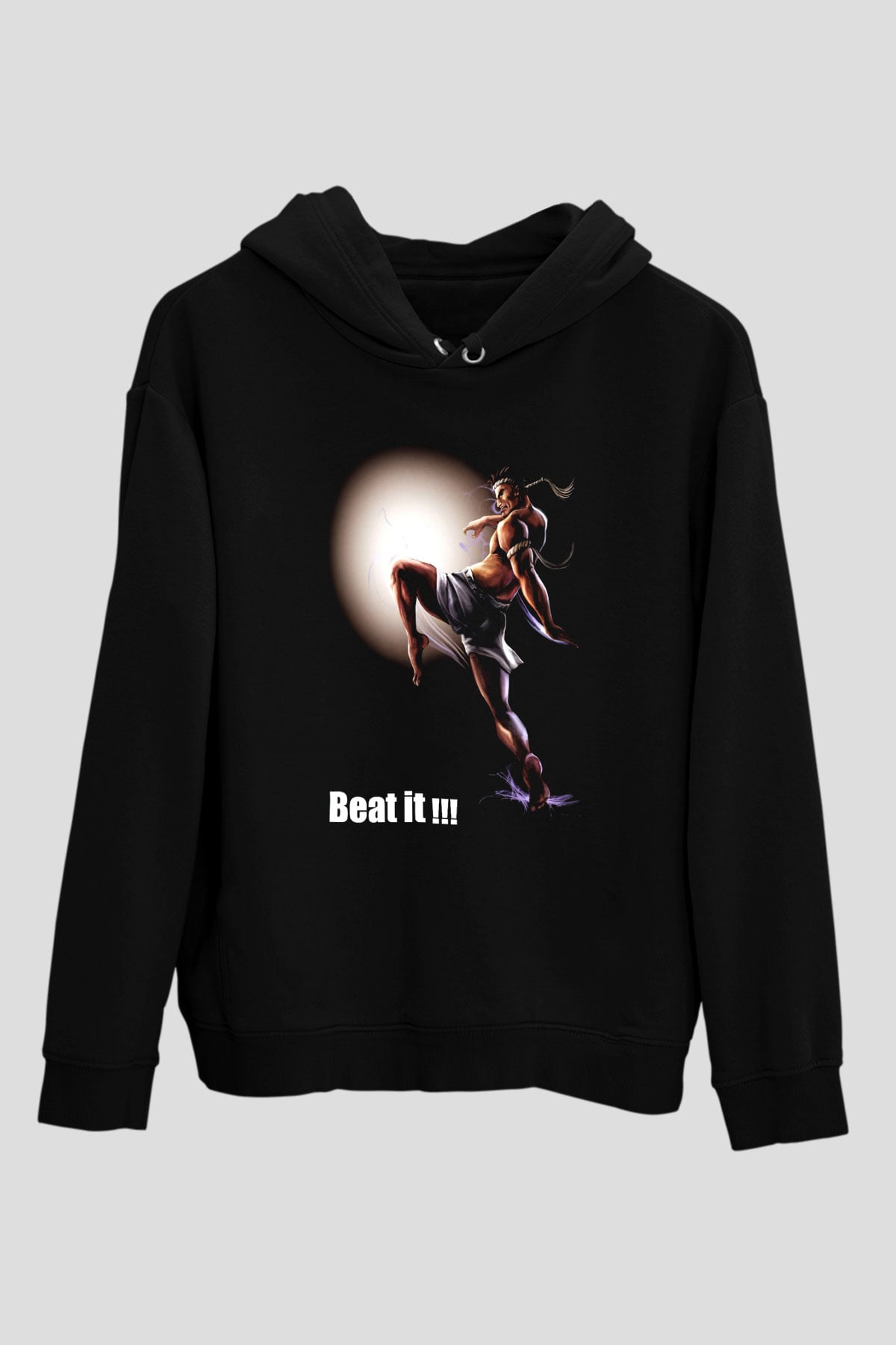 Muay Thai Siyah Unisex Hoodie