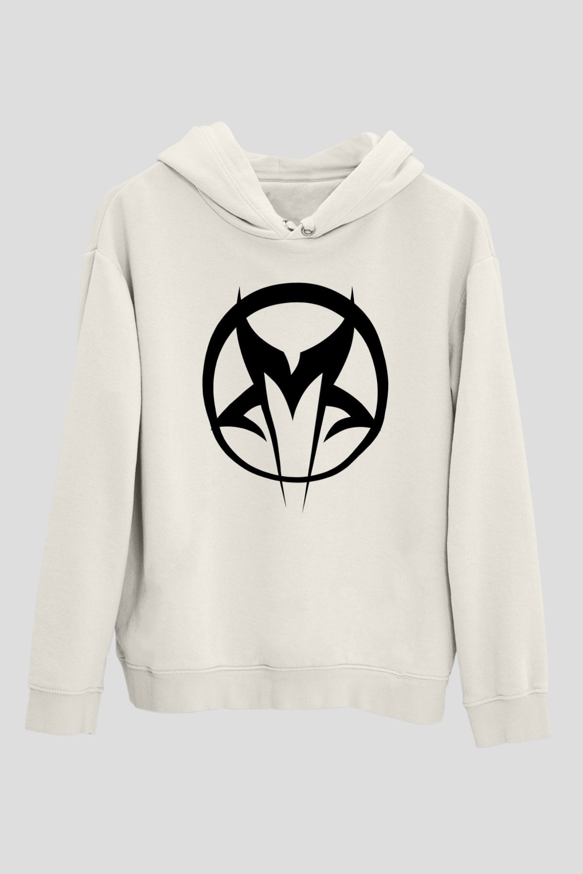 Mudvayne Baskılı Beyaz Unisex Kapüşonlu Sweatshirt