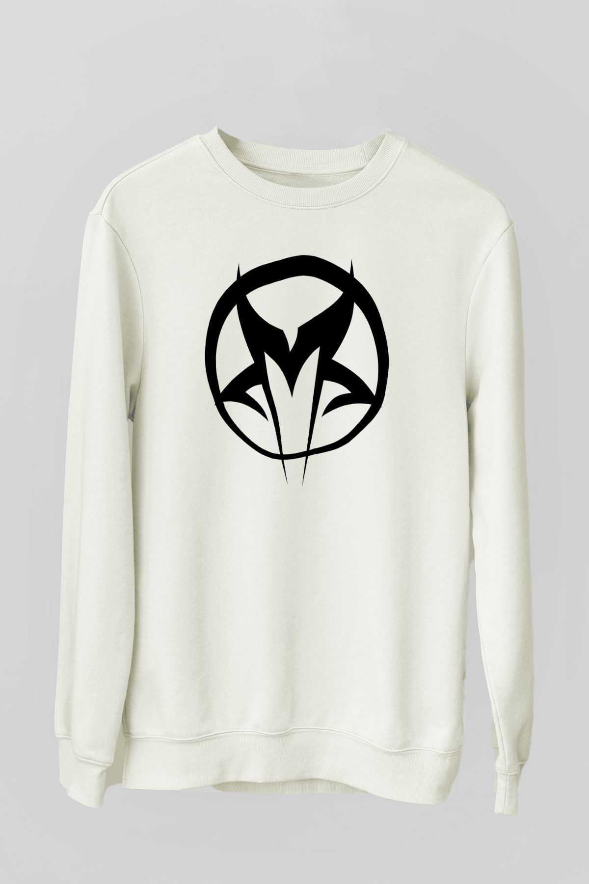 Mudvayne Baskılı Beyaz Unisex Sweatshirt