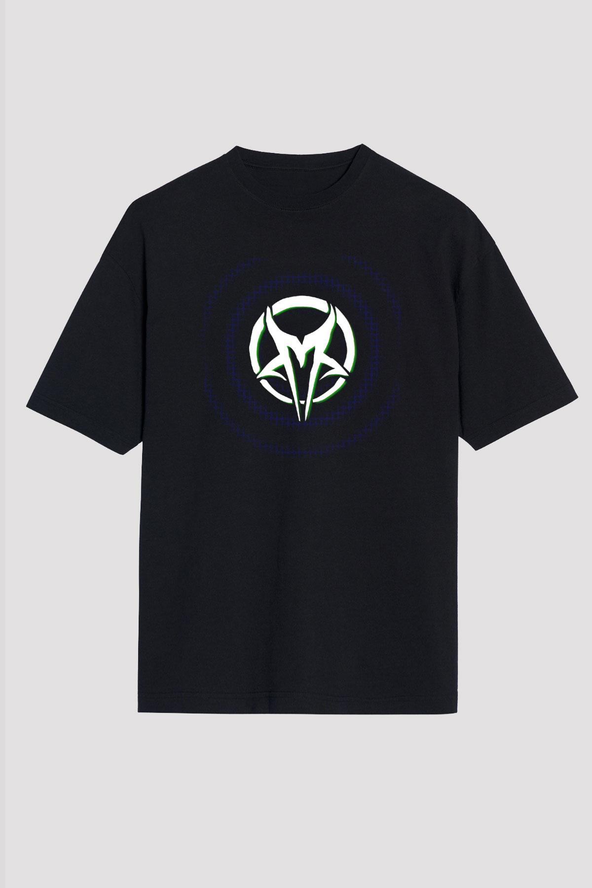 Mudvayne Baskılı Unisex Siyah Oversize Tişört - Tshirt