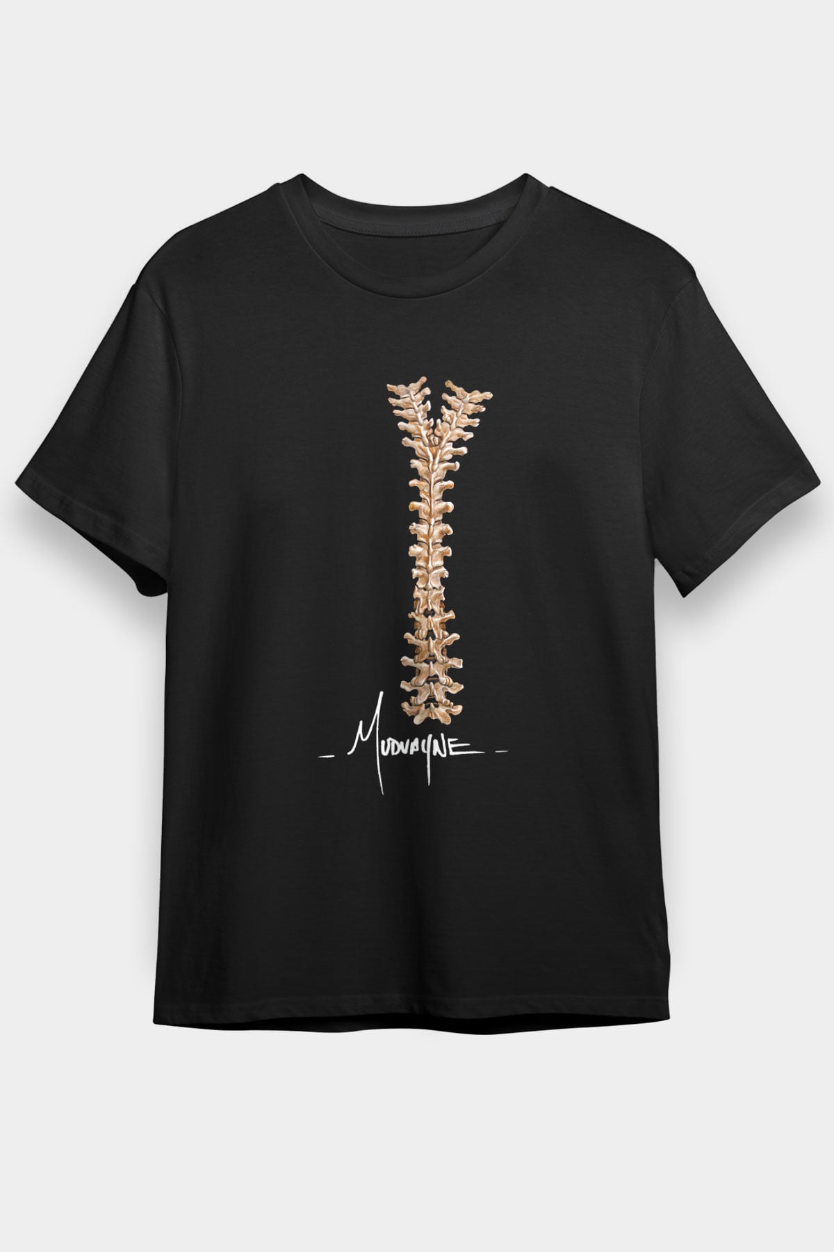 Mudvayne Baskılı Unisex Siyah Tişört - Tshirt
