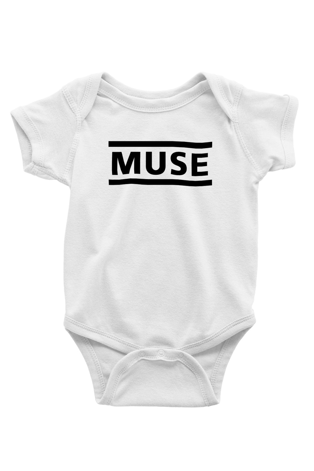 Muse Beyaz Bebek Body - Zıbın
