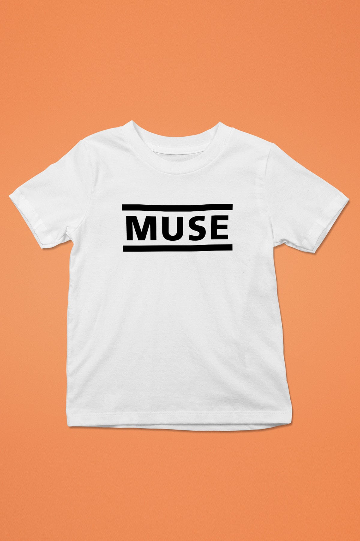 Muse Beyaz Unisex Çocuk Tişört
