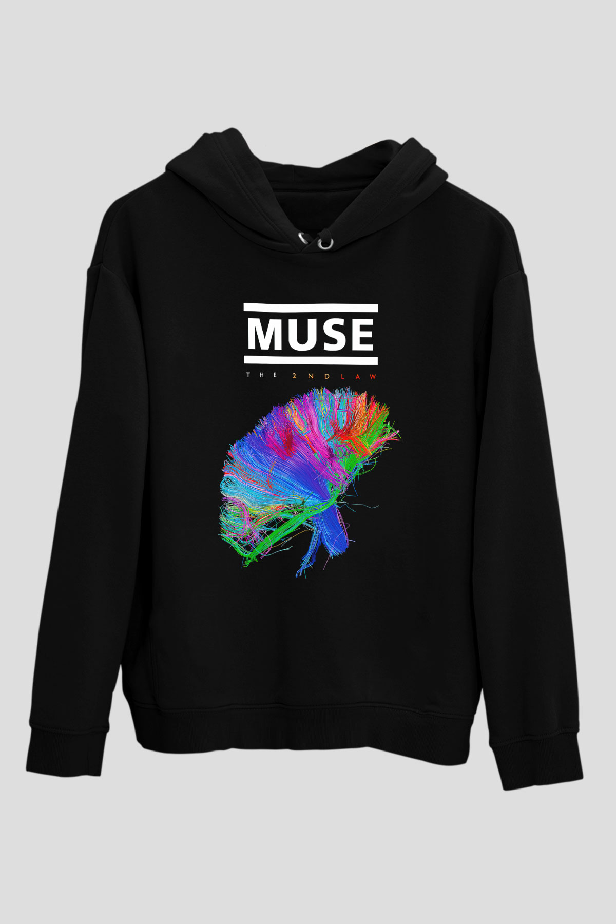 Muse Siyah Unisex Hoodie