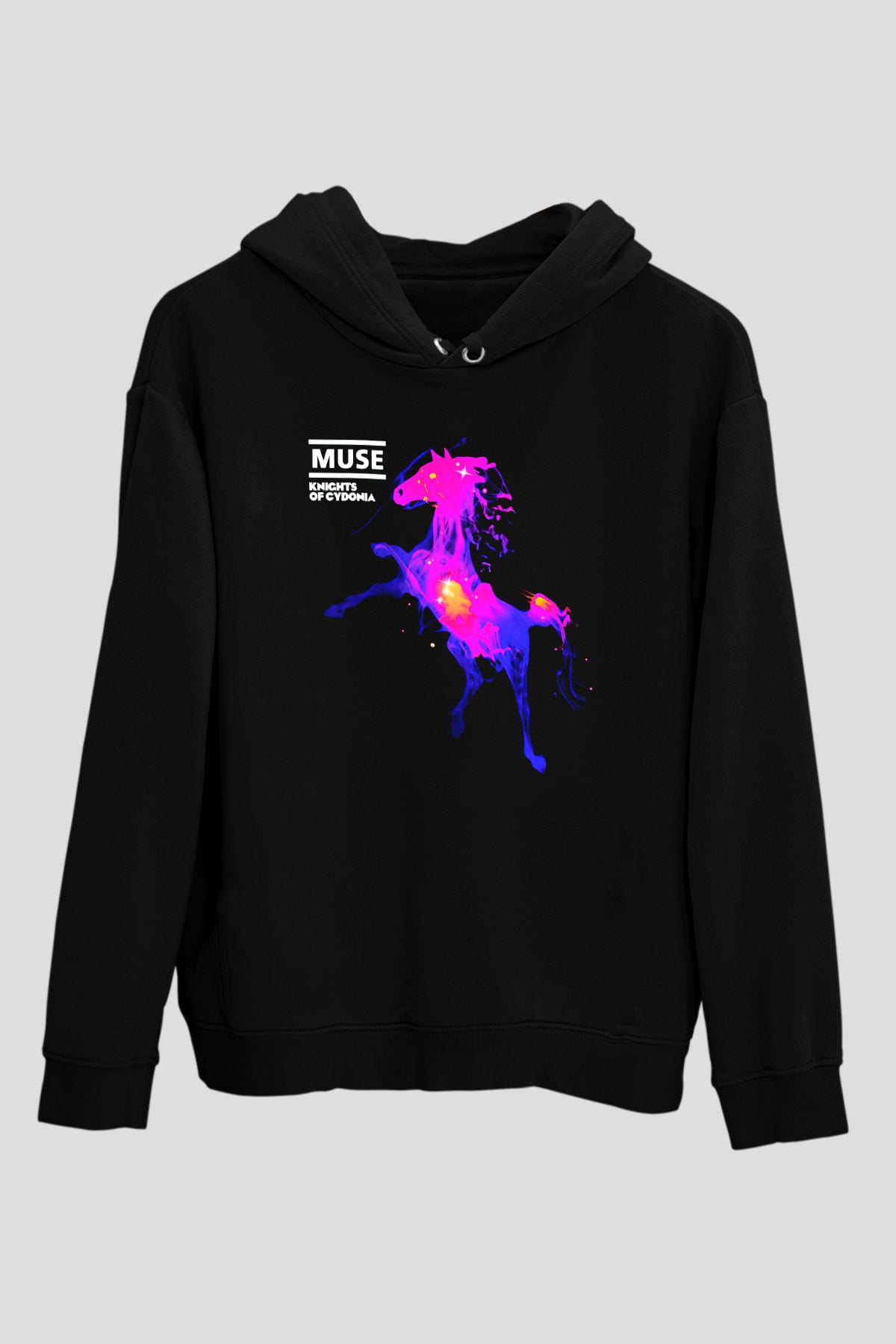 Muse Siyah Unisex Hoodie