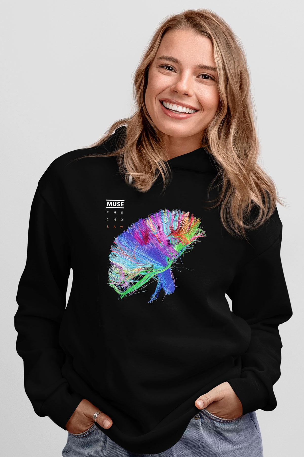 Muse Siyah Unisex Hoodie