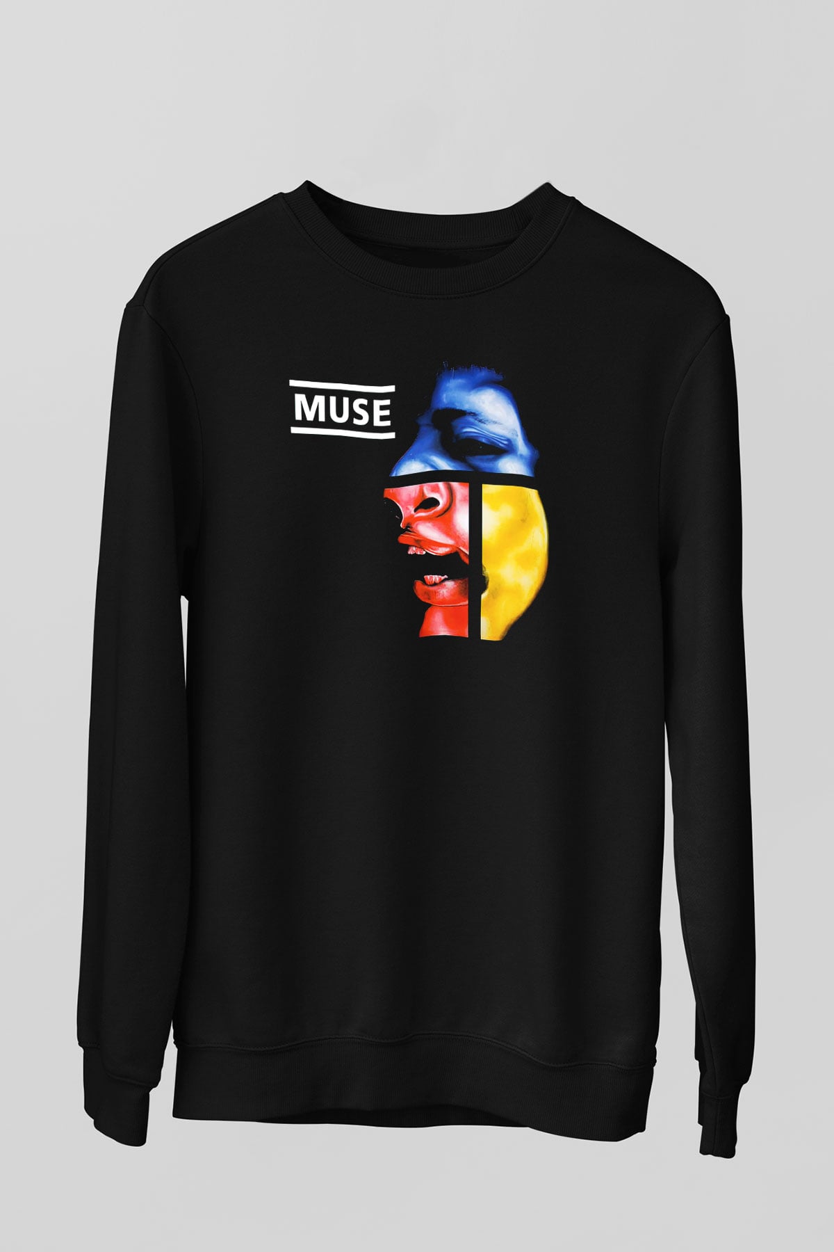 Muse Siyah Unisex Sweatshirt