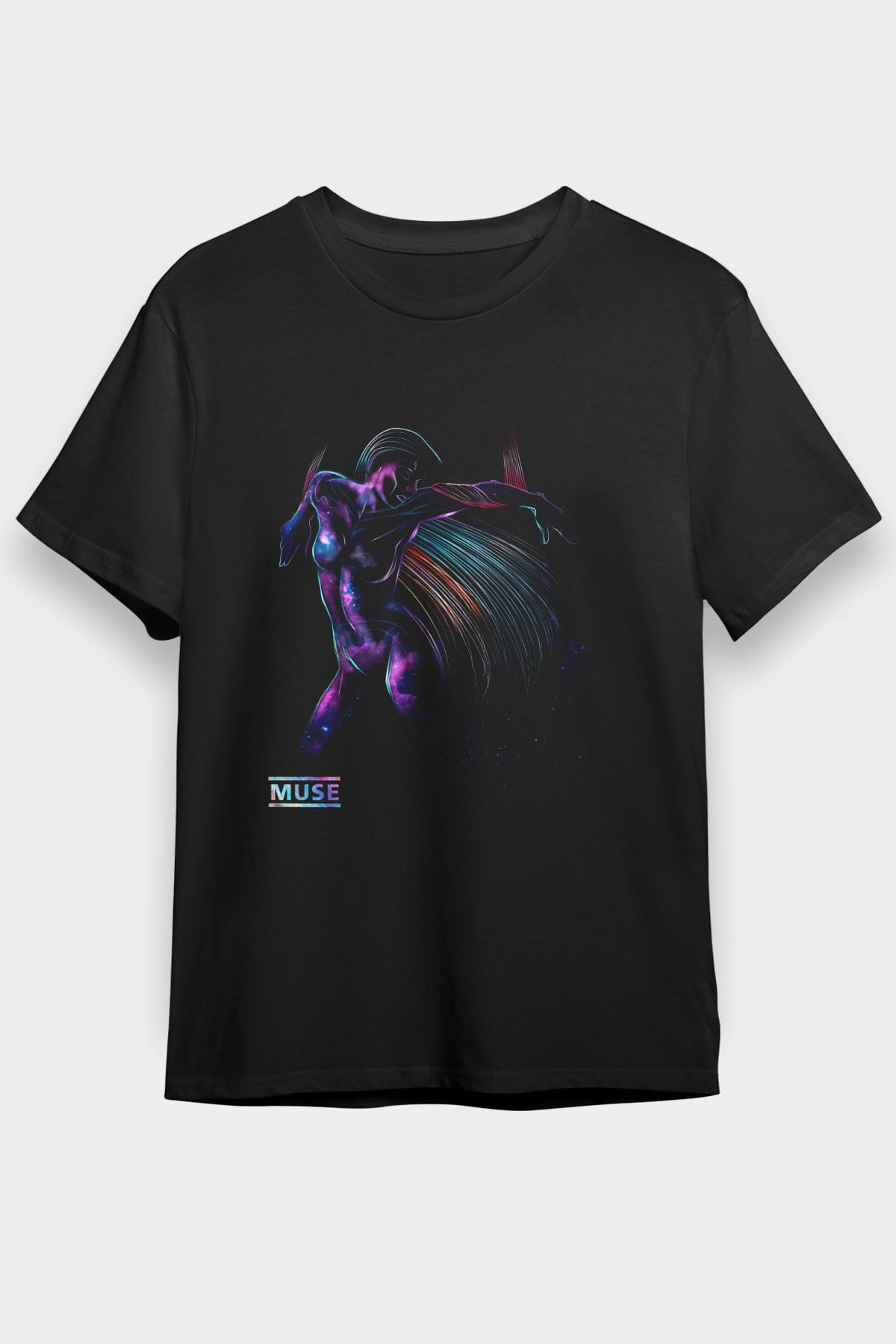 Muse Siyah Unisex Tişört T-Shirt - TişörtFabrikası