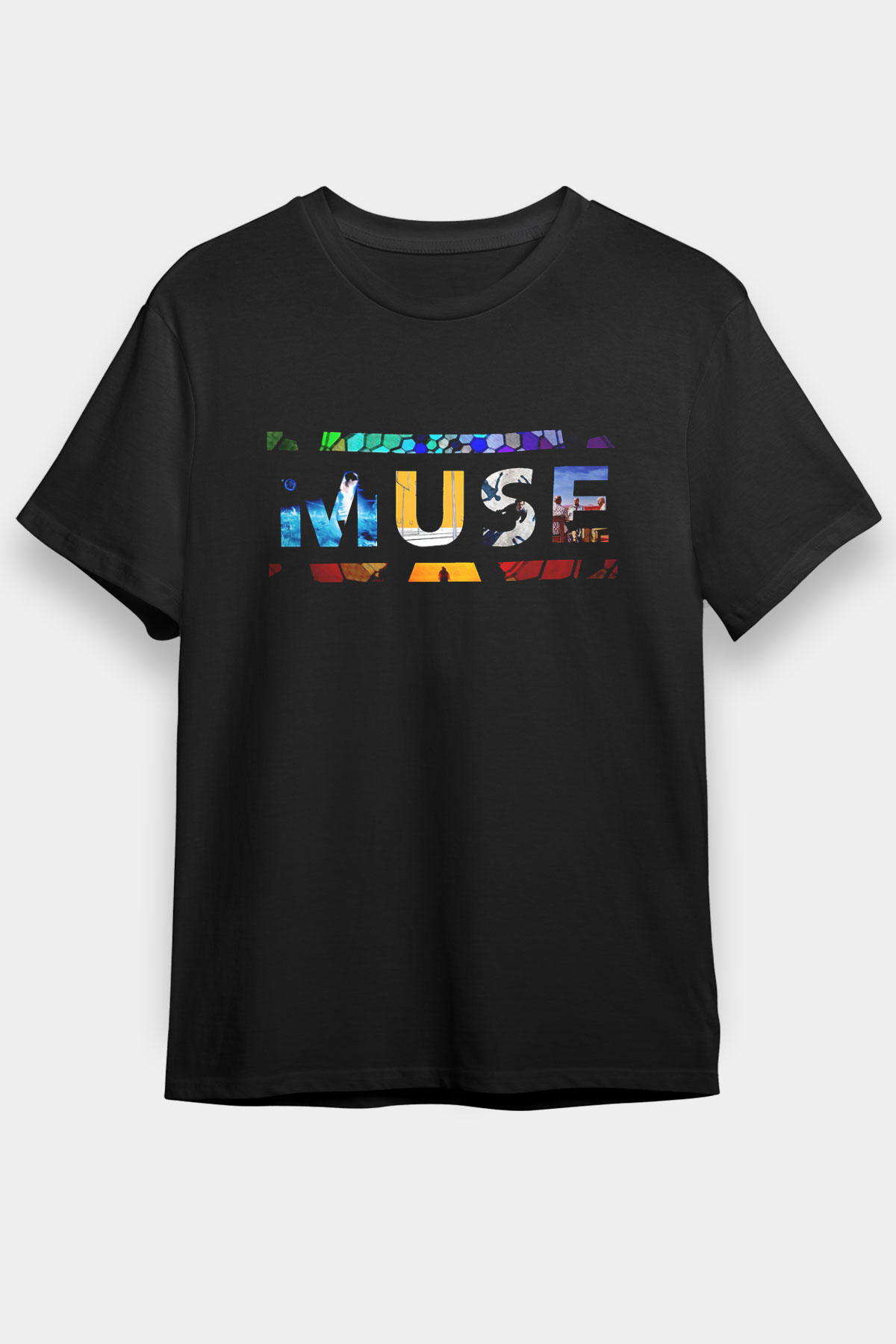 Muse Siyah Unisex Tişört T-Shirt - TişörtFabrikası