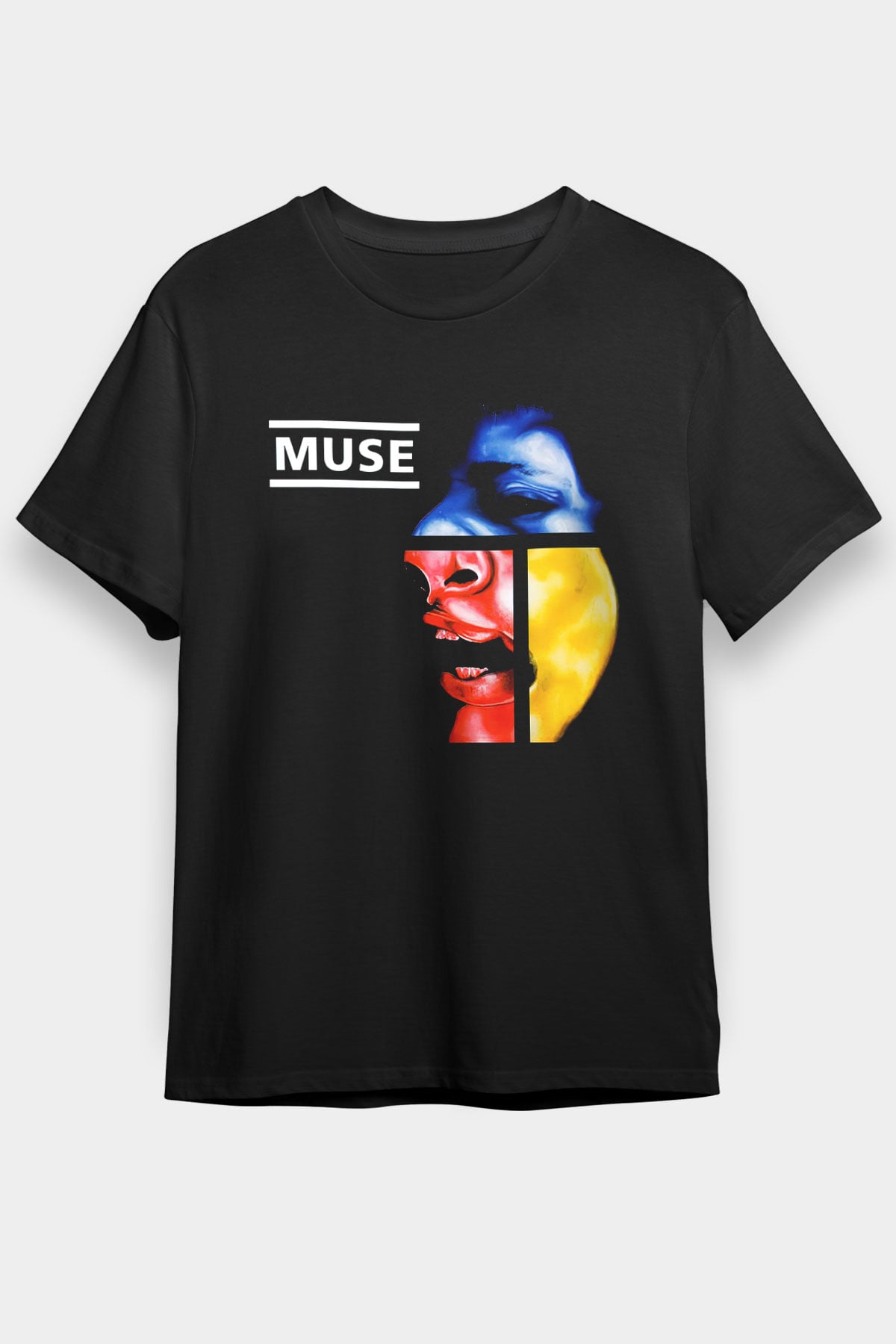 Muse Siyah Unisex Tişört T-Shirt - TişörtFabrikası