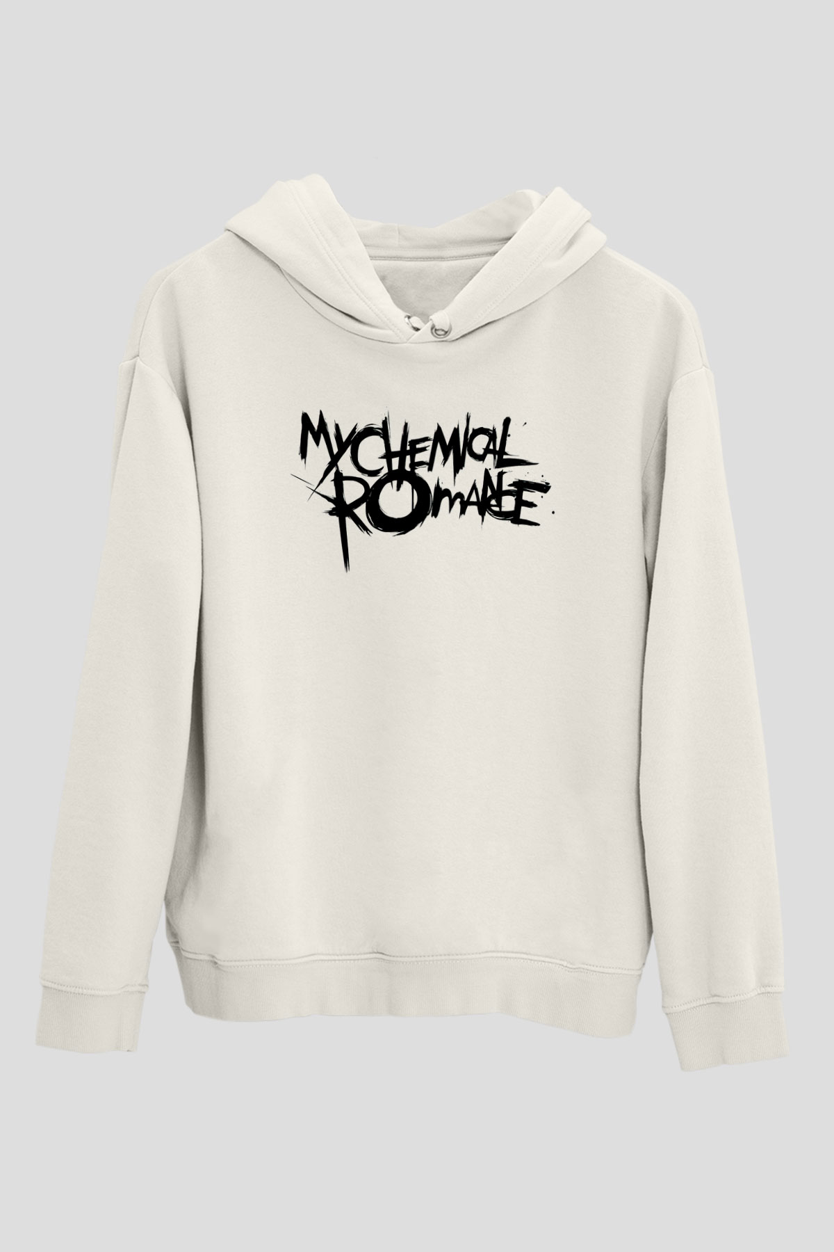 My Chemical Romance Beyaz Unisex Kapşonlu Sweatshirt