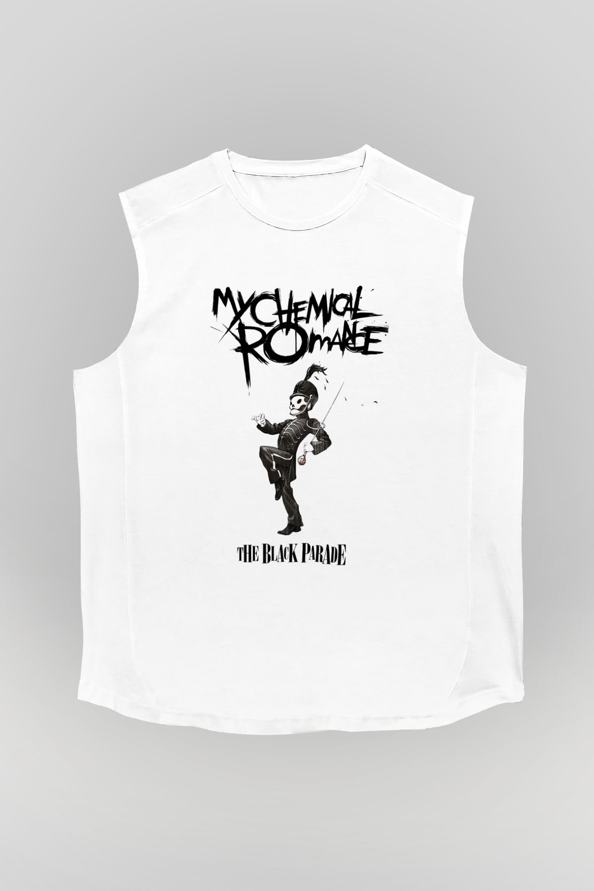 My Chemical Romance Beyaz Unisex Kolsuz Tişört
