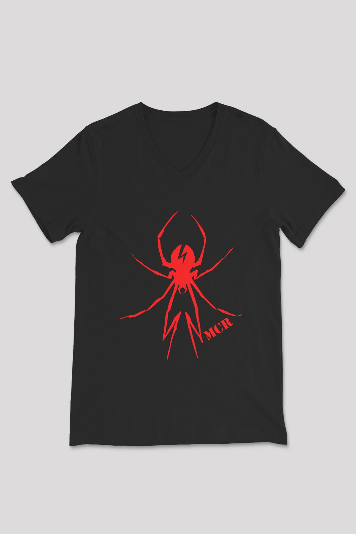 My Chemical Romance Siyah Unisex V Yaka Tişört T-Shirt