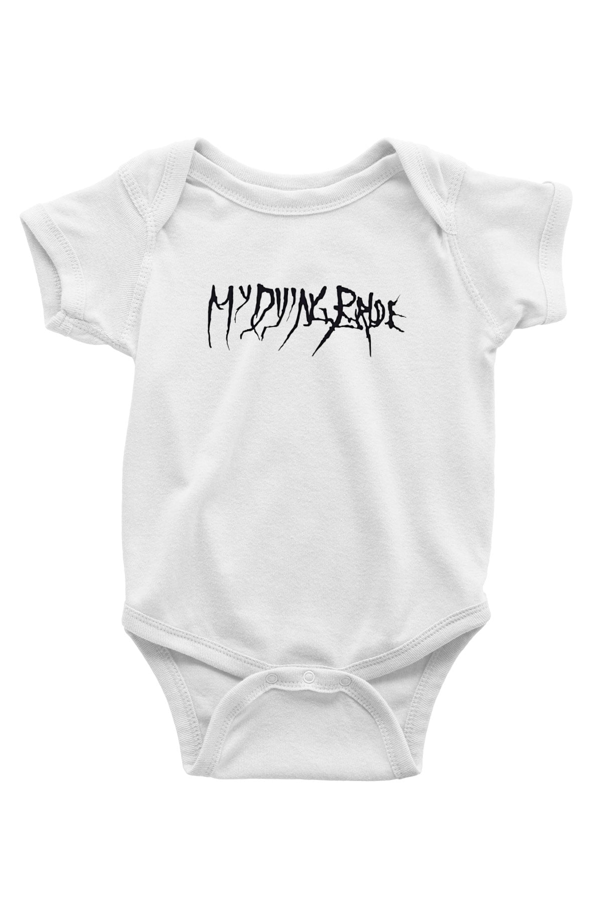My Dying Bride Baskılı Beyaz Unisex Bebek Body - Zıbın