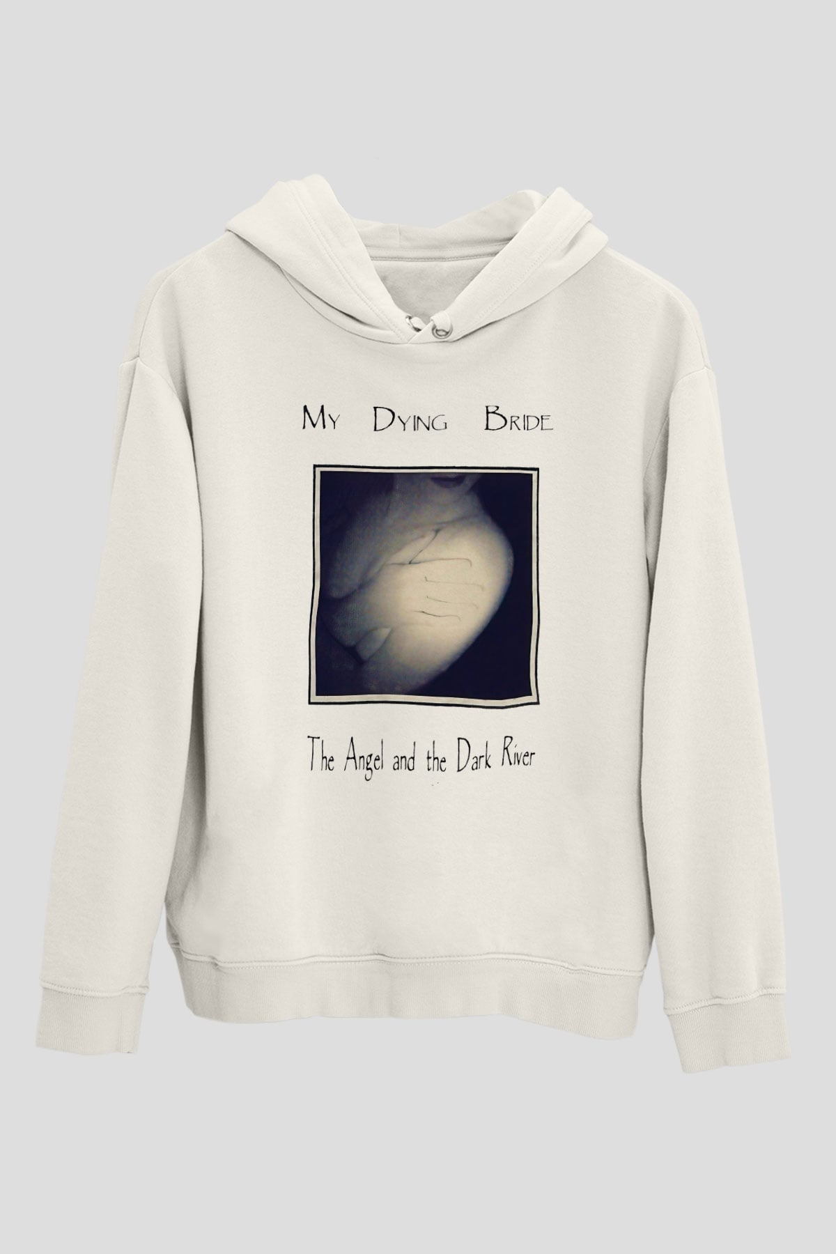 My Dying Bride Baskılı Beyaz Unisex Kapüşonlu Sweatshirt